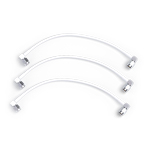3x RP-SMA male RG316 white pigtails